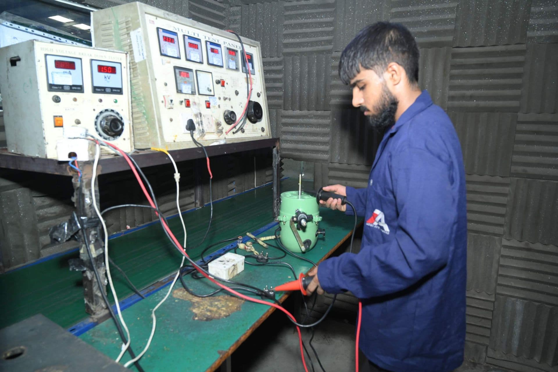Winding resistance check